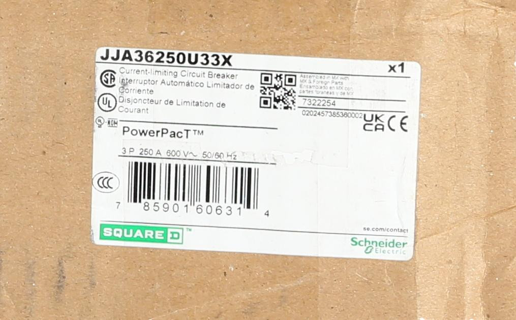 New or Re-certified JJA36250U33X Micrologic Standard with a 3.2S