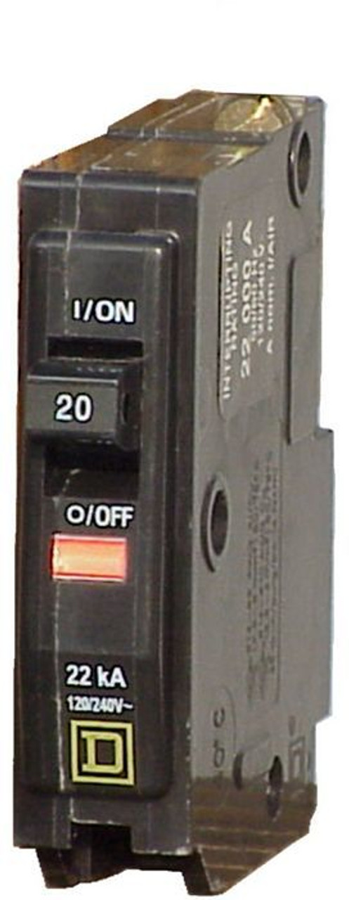 Square D Circuit Breaker - QO115 120/240 VAC, 15-100 AMP, 1-3 Poles