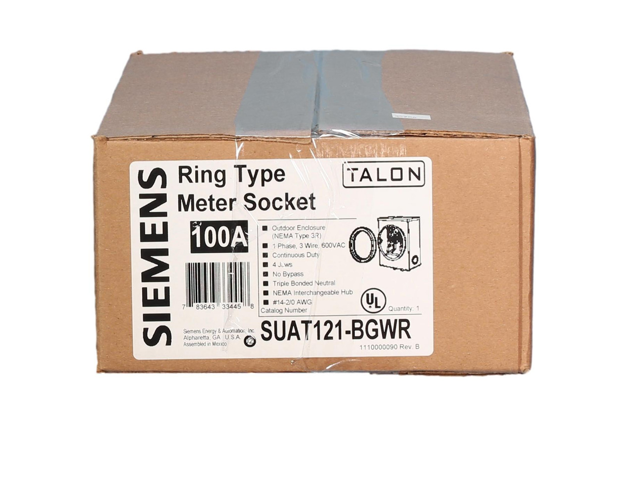 Talon SUAT121-BGWR Ring Type
Brand New