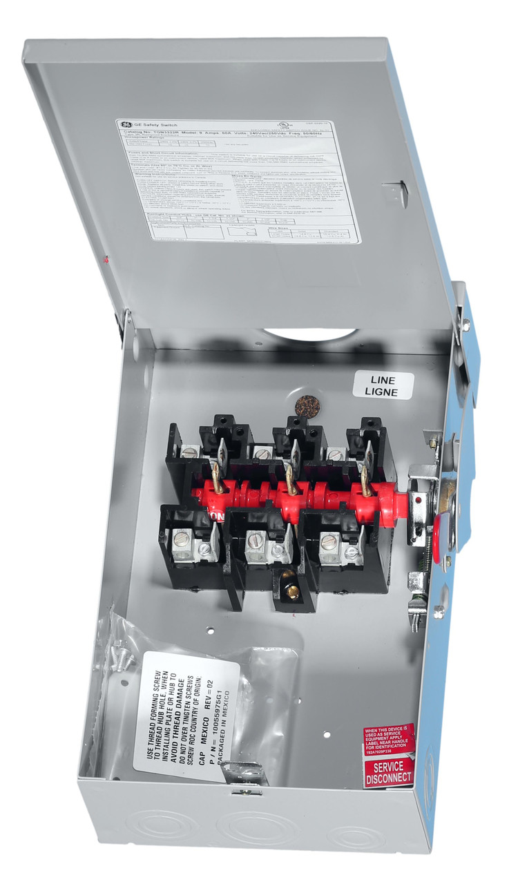 Single Throw 60 Amp Safety Switch TGN3322R NEMA-3R Enclosure