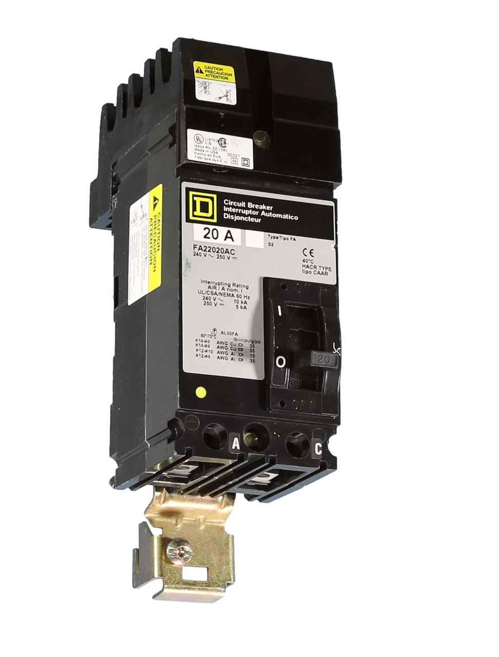 シェアラインa New FA24020AC with A-C Phase Connections, 20A, 480V I-LINE