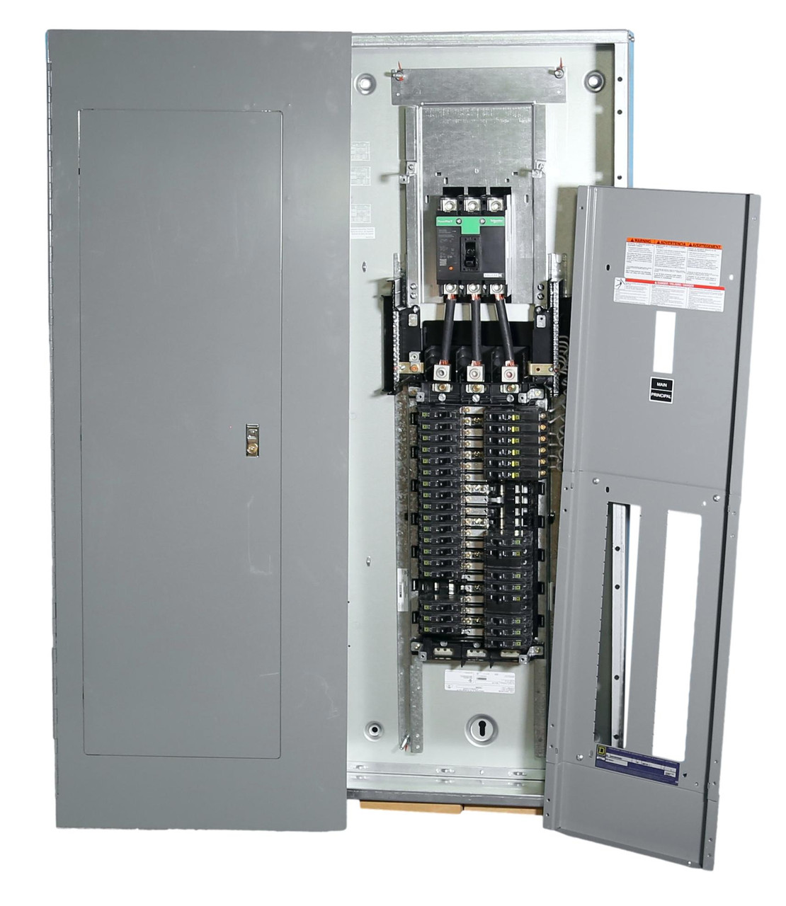 New, 100A Main Breaker Panelboard
208y/120V w/Flush Cover