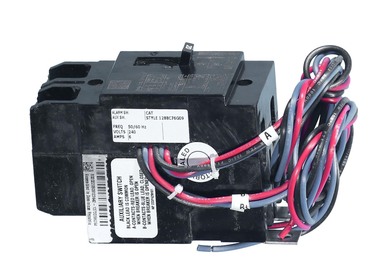 GHB2020B13 Factory Installed
Auxiliary Switch and ALARM Feature