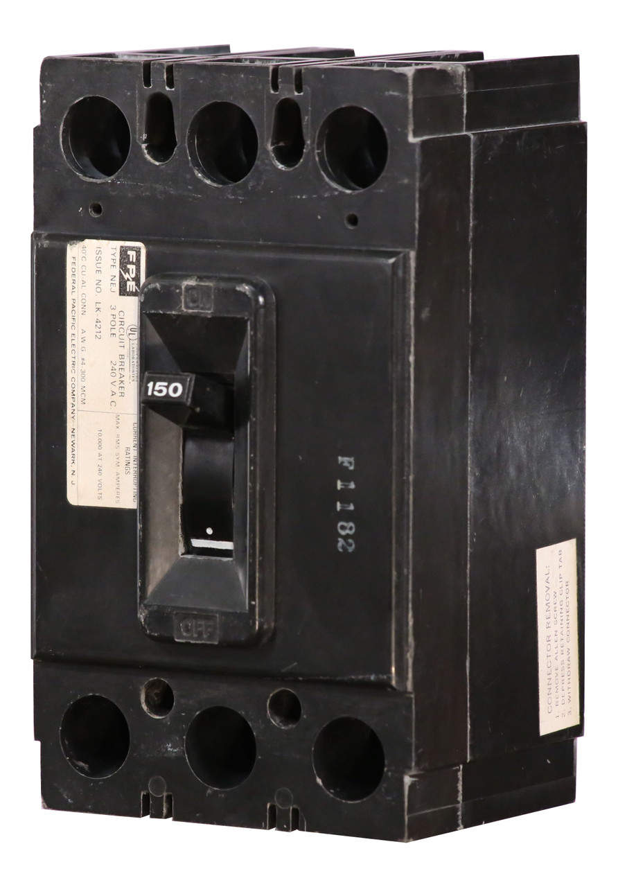 NEJ233225 Federal Pacific Electric 225A Circuit Breaker New