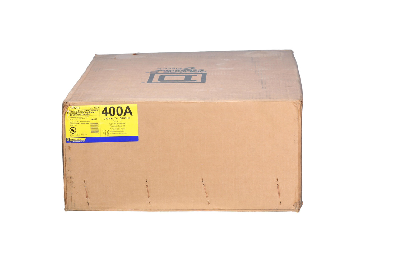 D325NR Outdoor 400A 240VAC Square D Fusible Safety Switch