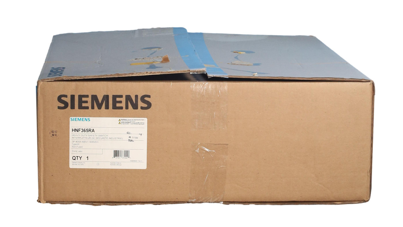 HNF365RA Outdoor Non-Fusible Heavy Duty 400A Safety Switch