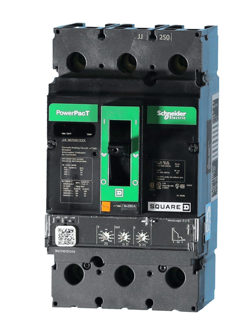 JJL36250U33X
Power Pact-J Circuit Breaker, 250A JJL36250U33X
Power Pact-J Circuit Breaker, 250A