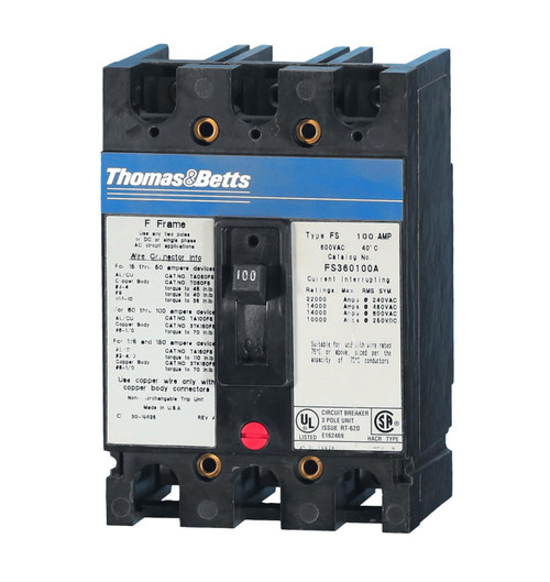 FS360100A
The Original Cutler-Hammer Brand Breaker FS360100A
The Original Cutler-Hammer Brand Breaker
