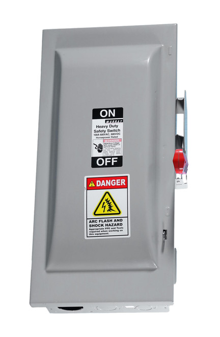 HNN363
Refurbished 100A Fusible, Indoor Safety Switch