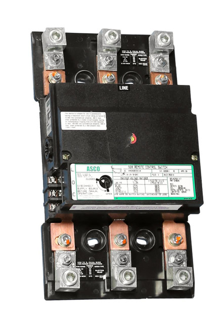 【SIMAO 2/24まで】 ASCO 920 Remote Control Switch 75 Amp, 0009200300753000