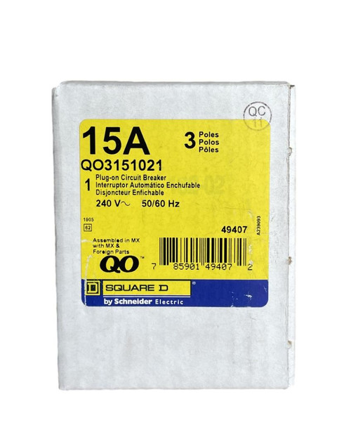 QO315-1021 -New
QO shunt Trip 120V Oper. Voltage QO315-1021 -New
QO shunt Trip 120V Oper. Voltage