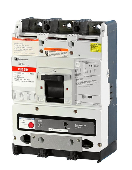 CLD3600
Electronic 600 Amp Circuit Breaker -Re-certified CLD3600
Electronic 600 Amp Circuit Breaker -Re-certified