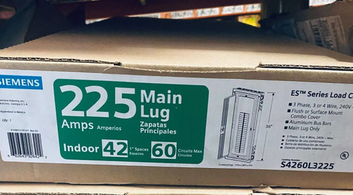 S4260L3225
MLO, 225A Loadcenter