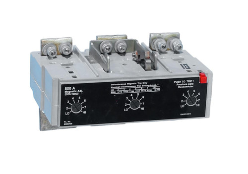 MD63A800 Trip Unit
Motor Circuit Specific High Mag. Range 5000A-10,000A