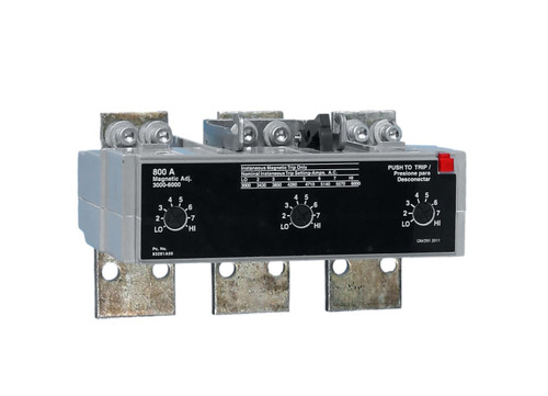 MD63L800 Trip Unit
Motor Circuit Specific Low Mag. Range 3000A-6000A