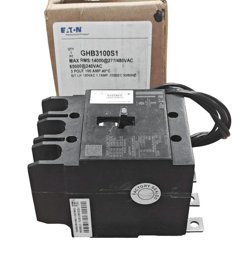 GHB3015S1 GHB 15 Amp 3 Pole Bolt on w/Shunt Trip Device
New GHB3015S1 GHB 15 Amp 3 Pole Bolt on w/Shunt Trip Device
New