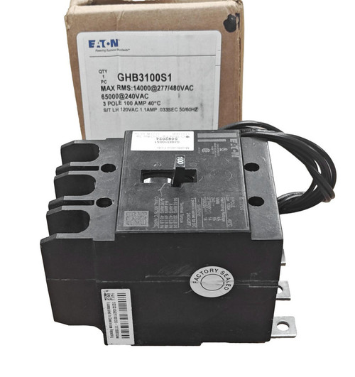 GHB3020S1 GHB 20 Amp 3 Pole Bolt on w/Shunt Trip Device
New GHB3020S1 GHB 20 Amp 3 Pole Bolt on w/Shunt Trip Device
New