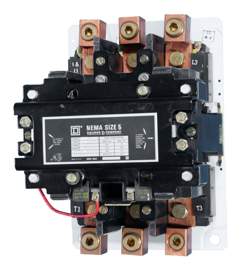 8502-SGO2
Size-5 Open Contactor
110-120V Coil