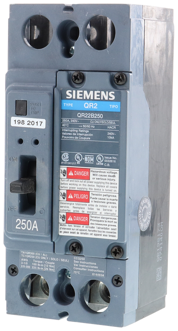 3VAE250N3R Siemens Circuit Breaker Enclosure  Suitable for (250A 3VA5) / (150-250A 3VA6) Frame UL Circuit Breakers 