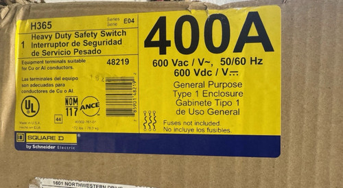 H365
Fusible 400A