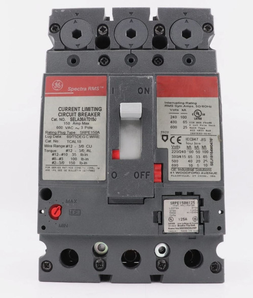 SELA36AT0150/125A Re-certified
Complete w/125A Plug & Load Lugs