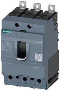 3VA4135-5ED34-0AA0 Molded Case Circuit Breaker with Thermal-Magnetic 35A Trip Unit, 3 Pole 35A