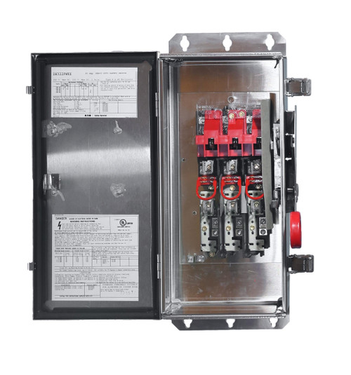 DH322FWKX
60 Amp Stainless Steel Safety Switch