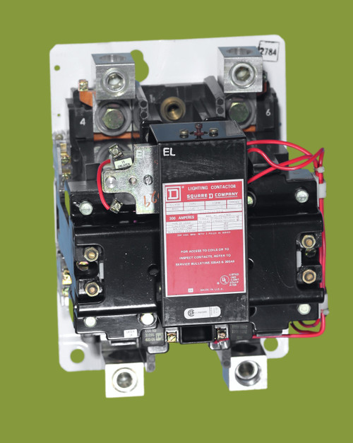 8903-SXO13V02X20
New -Mechanically Held 2 Pole Lighting Contactor 300A Square D 120V Coil