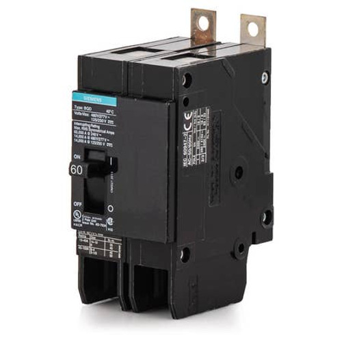 BQD260
277/480V 2-Pole, 60A BQD260
277/480V 2-Pole, 60A