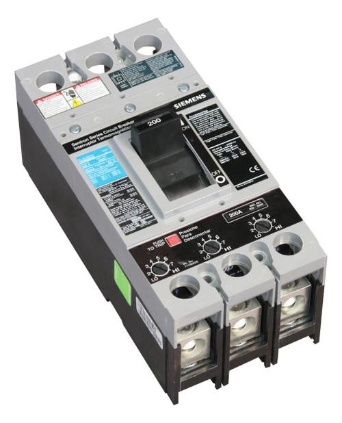 FXD63B200 Siemens Sentron Thermal Magnetic 200A Circuit Breaker