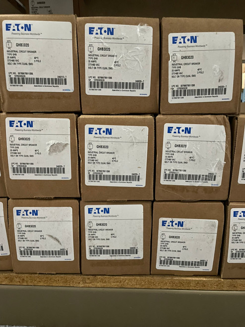 GHB3020 Eaton 480/277 Volt 20 Amp Bolt-On Circuit Breaker GHB3020 Eaton 480/277 Volt 20 Amp Bolt-On Circuit Breaker