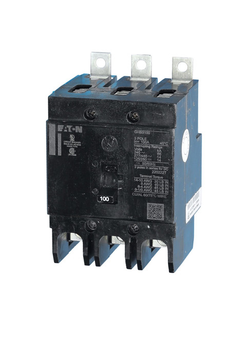 Interruttore Circuito Eaton GHB3070 70A 480/277V 3 Poli - Usato In Buono Stato