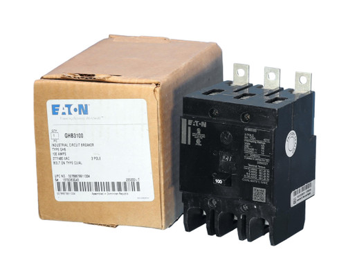 GHB3100
Eaton 277/480V Breaker GHB3100
Eaton 277/480V Breaker