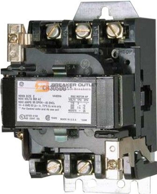 CR305C004 Size-1 General Electric Open Magnetic Contactor CR305C004 Size-1 General Electric Open Magnetic Contactor