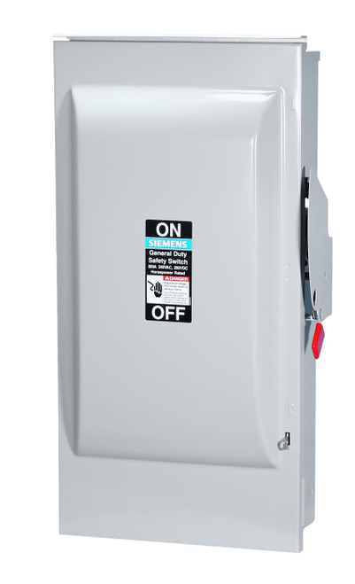 D224N 200A Single Phase Fusible Safety Switch w/Neutral, 240V