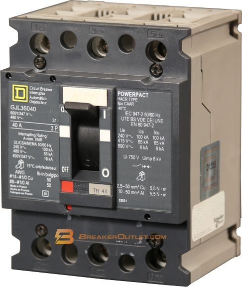 GJL36015M03 Power Pact Square D Motor Circuit Protector - Breaker