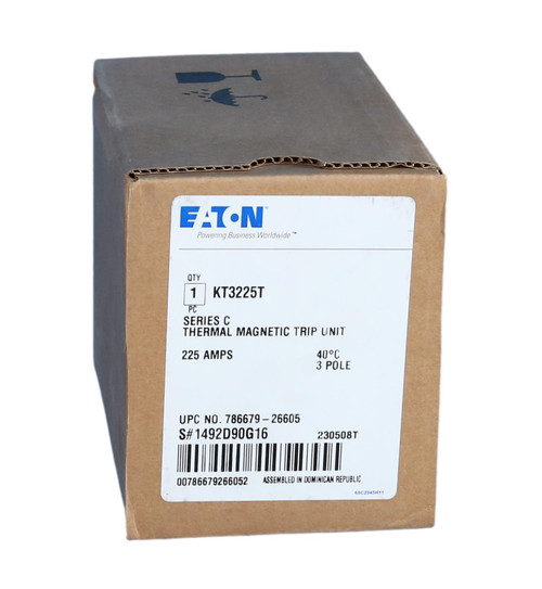 KT3225T Trip Unit
225A Field Installable
