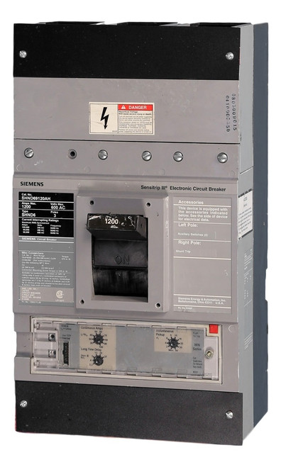 SHJD69400NGTH 100% Rated Sensitrip III Siemens Circuit Breakers