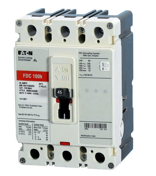 FDC3045
Eaton 45A Circuit Breaker