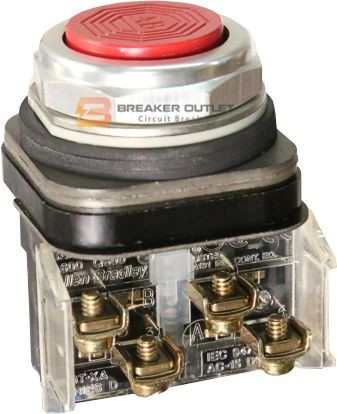 800T-A6D1 Allen-Bradley Red Momentary Contact Push Buttons, Series