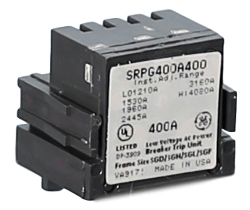SRPG400A250 Spectra Rating Plug
250A
(Picture shown is typical for all amps) SRPG400A250 Spectra Rating Plug
250A
(Picture shown is typical for all amps)