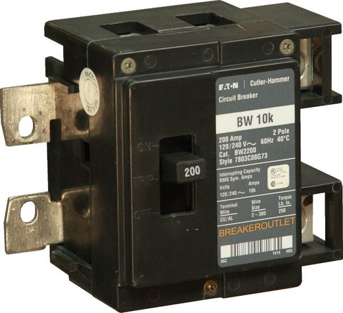 BW2150 Main Breaker BW2150 Main Breaker