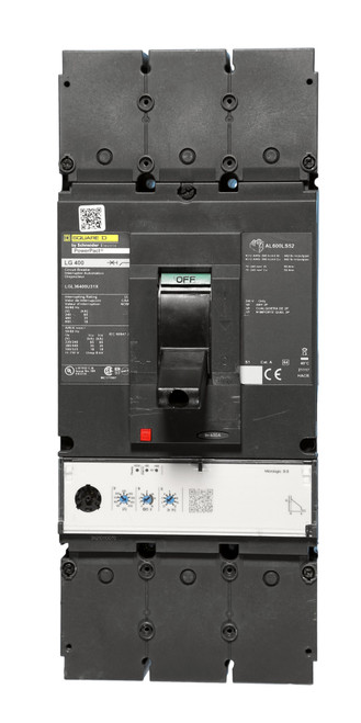 LGL36400CU33X Power Pact Micrologic 100% Rated Circuit Breaker
