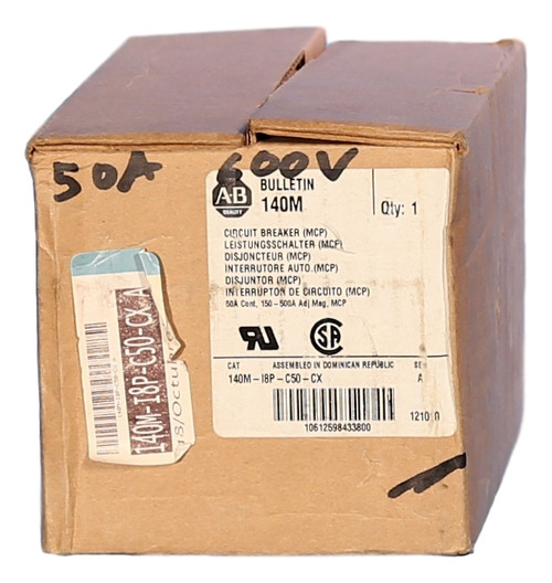 R&Hさん Motor Circuit Protector Allen-Bradley 100 Amp 140M-I8P-D10