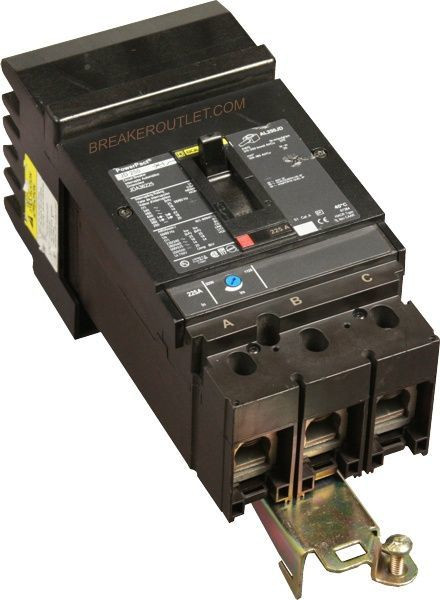 Nippon Electric cz-501-D 2本セット JDA36175, I Line Powerpact Square D Panelboard type Circuit Breaker