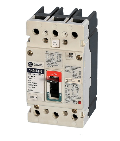 140U-H6C3-C40 Allen-Bradley 140U-H6C3-C40 Allen-Bradley