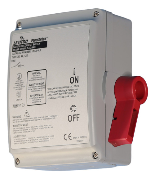 DS30-AX 
Heavy Duty 30 Amp Disconnect Switch DS30-AX 
Heavy Duty 30 Amp Disconnect Switch