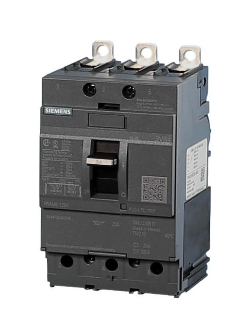 3VA4120-6ED34-0AA0
20A, 3 Pole 3VA4120-6ED34-0AA0
20A, 3 Pole