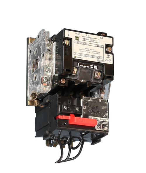 8536SCO3H308S Size-1 Square D Magnetic Starter with Motorlogic 120V Coil 8536SCO3H308S Size-1 Square D Magnetic Starter with Motorlogic 120V Coil