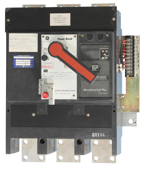 THP2020TTR GE 2000A Insulated Case Circuit Breaker Microversa Trip Plus THP2020TTR GE 2000A Insulated Case Circuit Breaker Microversa Trip Plus
